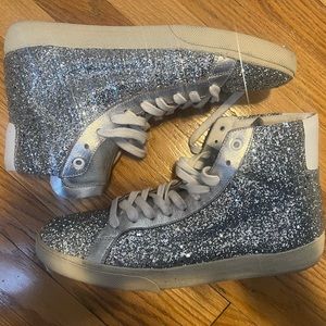 Men’s Yves Saint Laurent shoe size 10.5 Grey Glitter